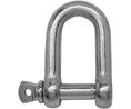 Shackle, D, Screw Pin, 2.5kg, Steel